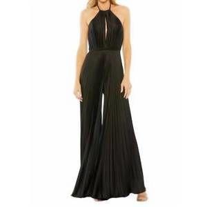 NEW MAC DUGGAL pleaded jumpsuit in black